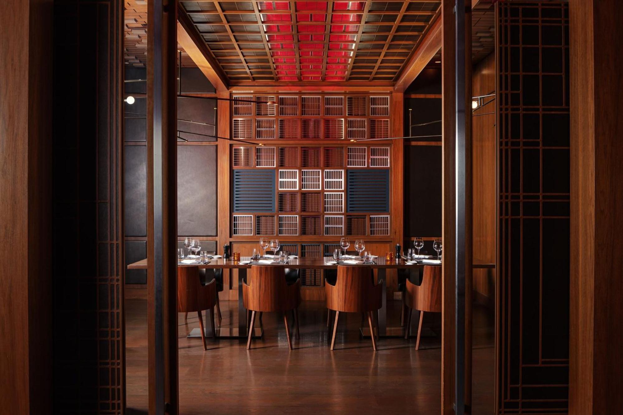 Jw 메리어트 압셰론 바쿠 호텔 외부 사진 Interior of the restaurant