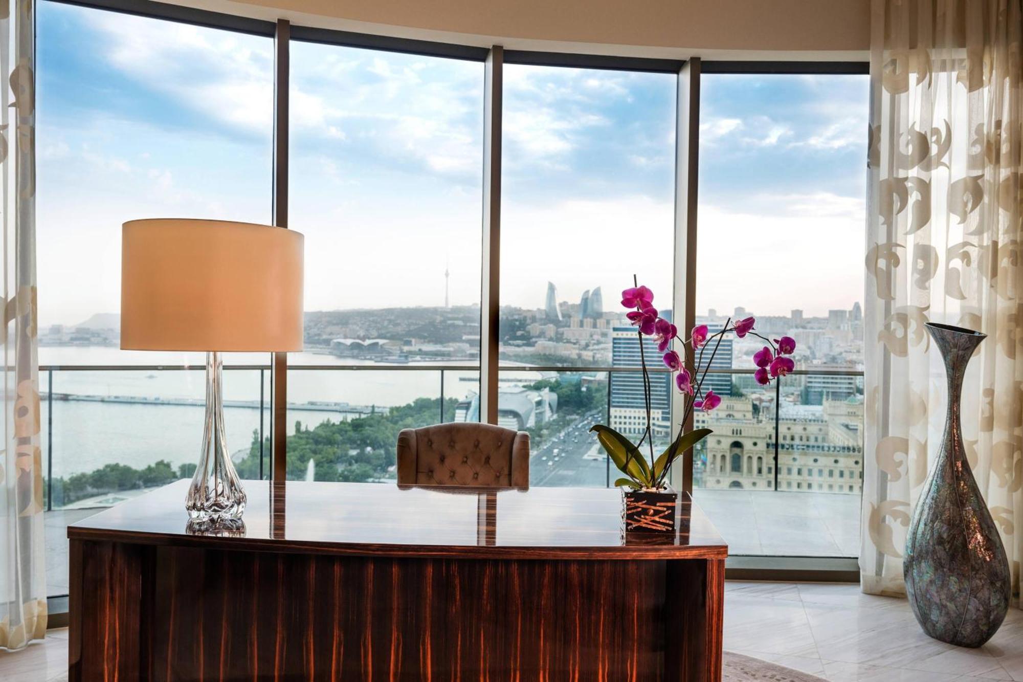 Jw 메리어트 압셰론 바쿠 호텔 외부 사진 View from a suite